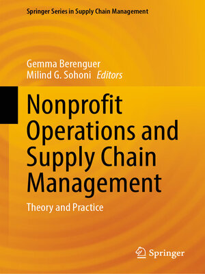 cover image of Nonprofit Operations and Supply Chain Management